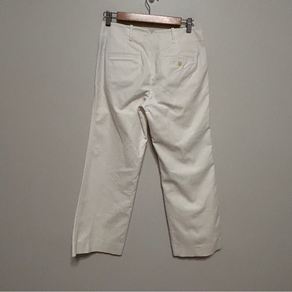 Lauren Ralph Lauren Women’s 4P white cropped wide leg pants preppy office READ - Picture 2 of 10